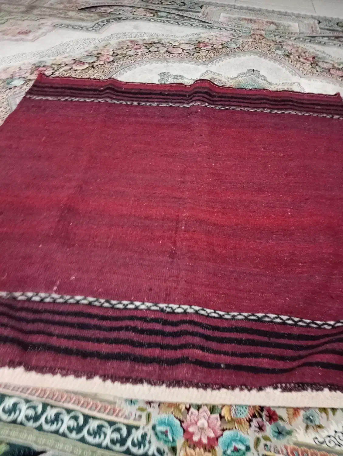 سفره سنتی|گلیم، جاجیم، گبه|بیرجند, |دیوار