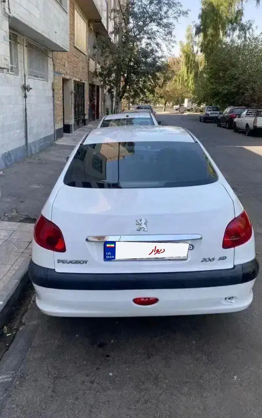 پژو206sdv8|خودرو سواری و وانت|کرمانشاه, |دیوار