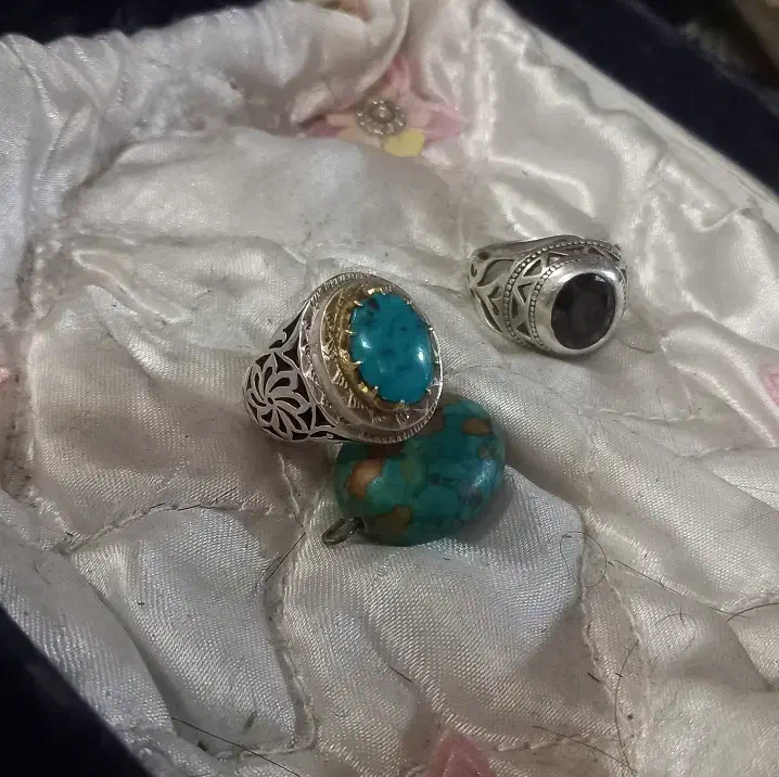انگشتر نقره 925 دست ساز خوش رکاب فیروزه نیشابور|جواهرات|تهران, افسریه شمالی|دیوار