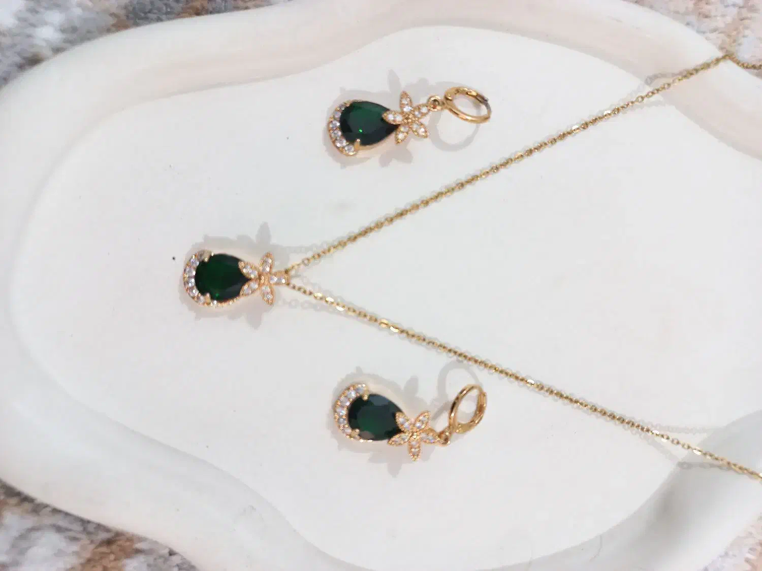 نیم ست و گوشواره رنگ ثابت|بدلیجات|سنقر, |دیوار