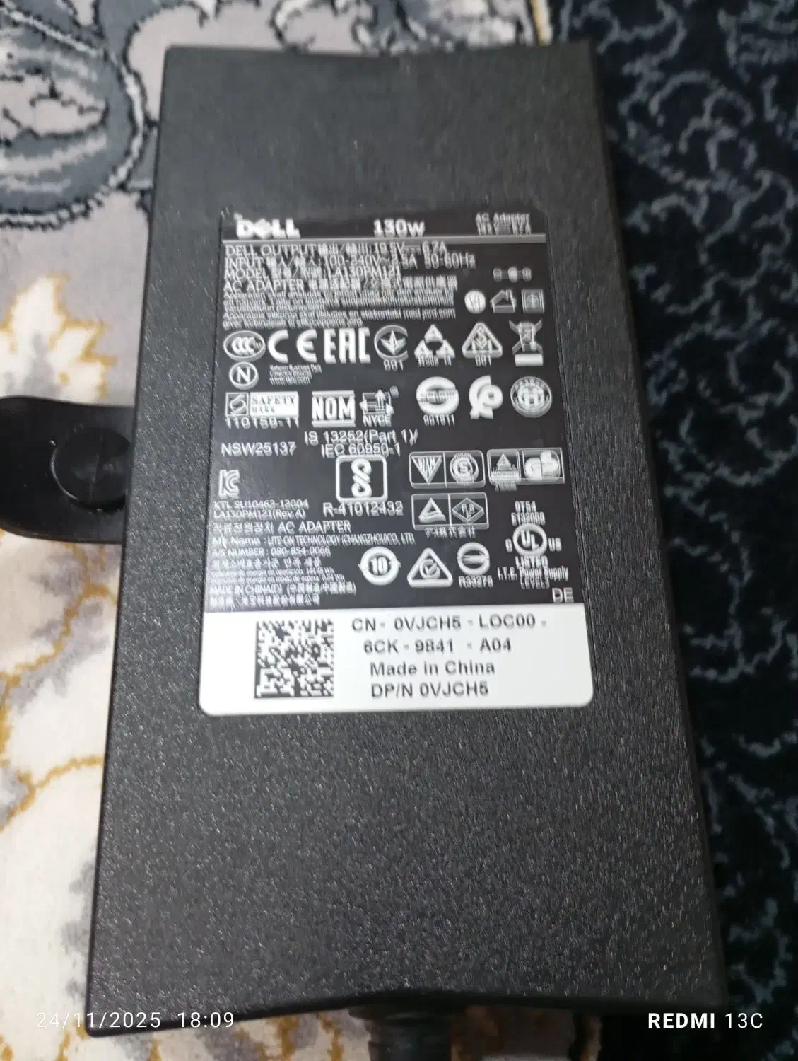 آدابتور دل با کابل نو|قطعات و لوازم جانبی رایانه|قم, فرهنگیان و شهربانی|دیوار