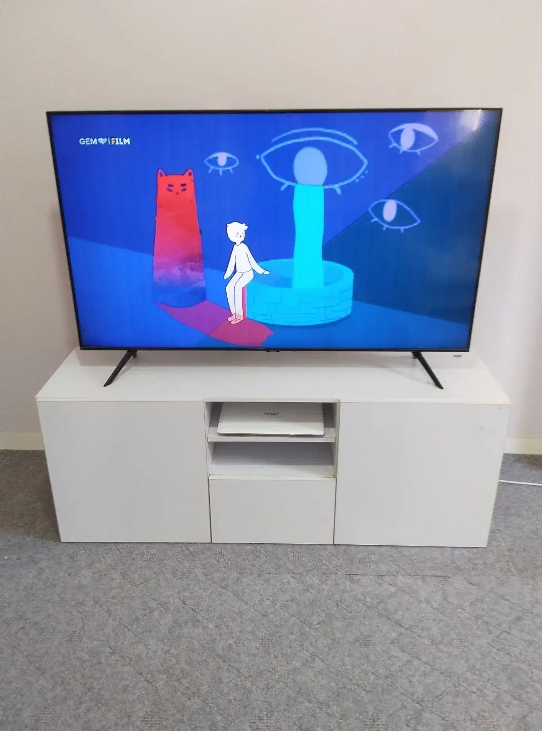 led سامسونگ 55 اینچ با میز|تلویزیون و پروژکتور|بوشهر, |دیوار