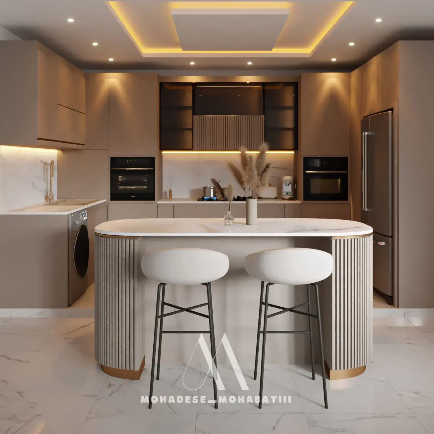 طراحی تخصصی کابینت آشپزخانه + ارائه طرح سه‌بعدی|خدمات پیشه و مهارت|رشت, خرسندی|دیوار