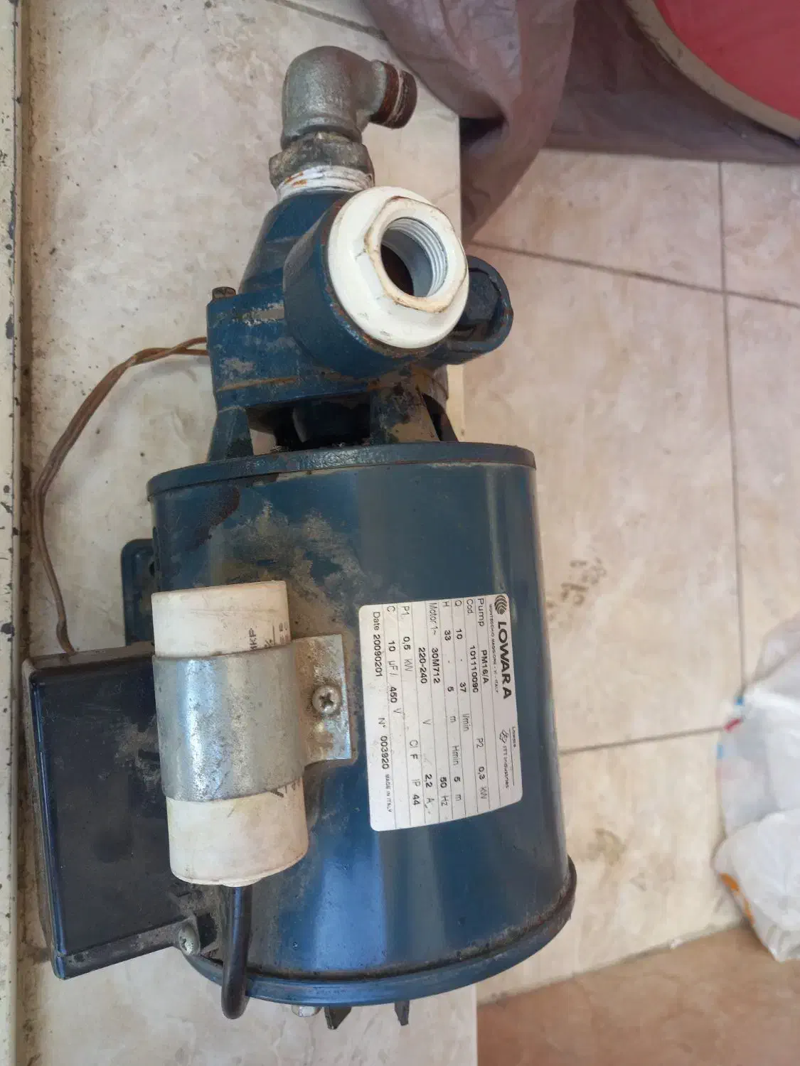 پمپ اب + موتور کولر ۵۰۰۰|مصالح و تجهیزات ساختمان|شیراز, هفت تنان|دیوار