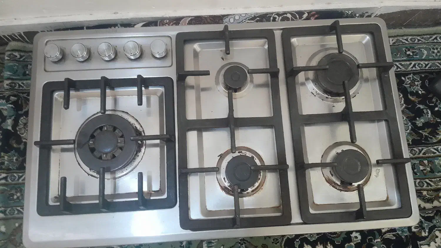 گاز صفحه ای استیل|اجاق گاز و لوازم برقی پختوپز|جیرفت, |دیوار