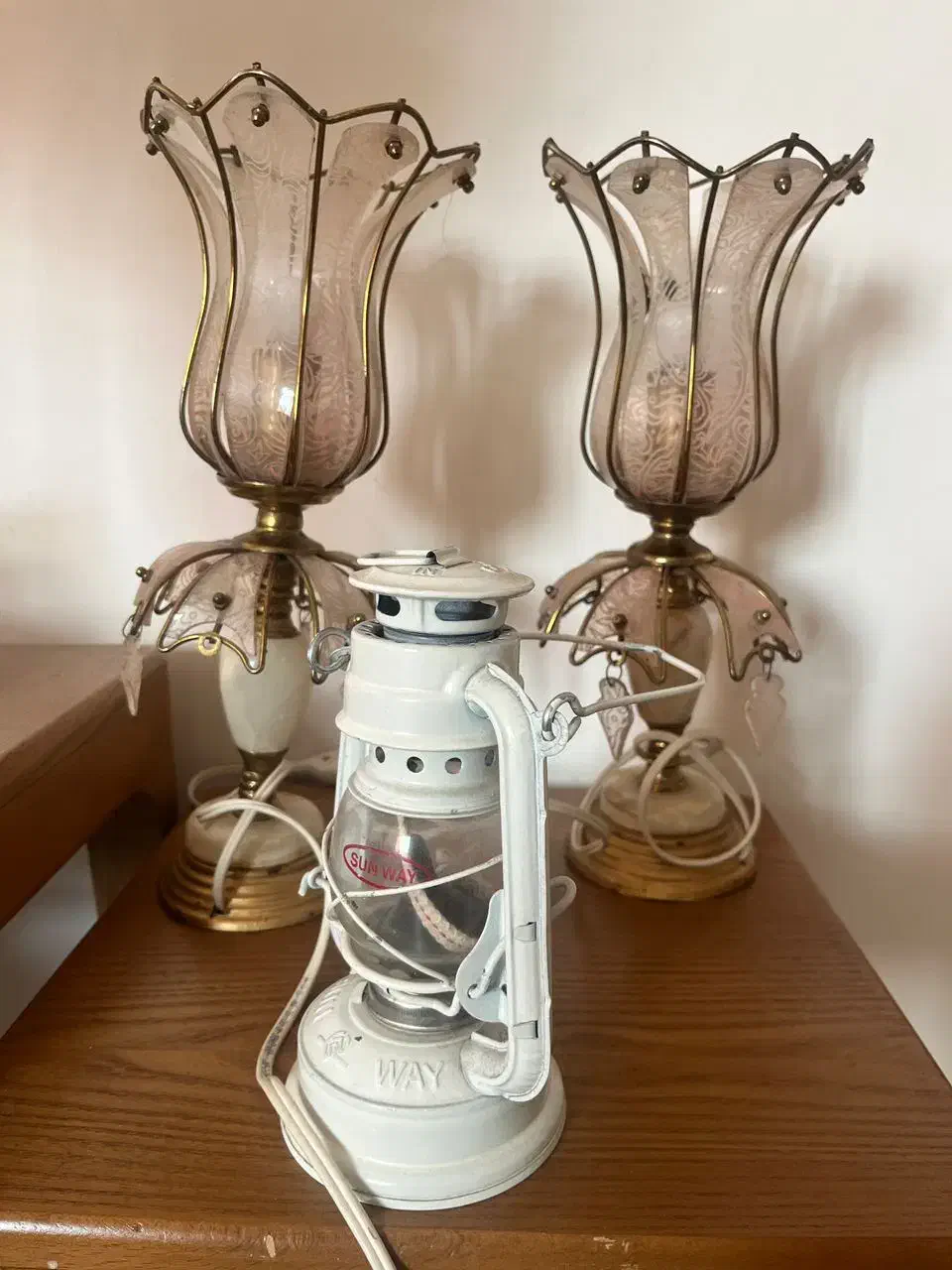 آباژور قدیمی نوستالژی|لوستر و چراغ آویز|شیراز, درکی|دیوار