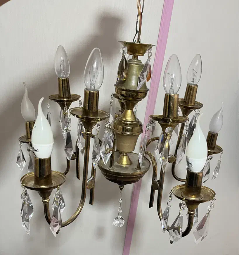 لوستر ۵ شاخه|لوستر و چراغ آویز|زنجان, |دیوار