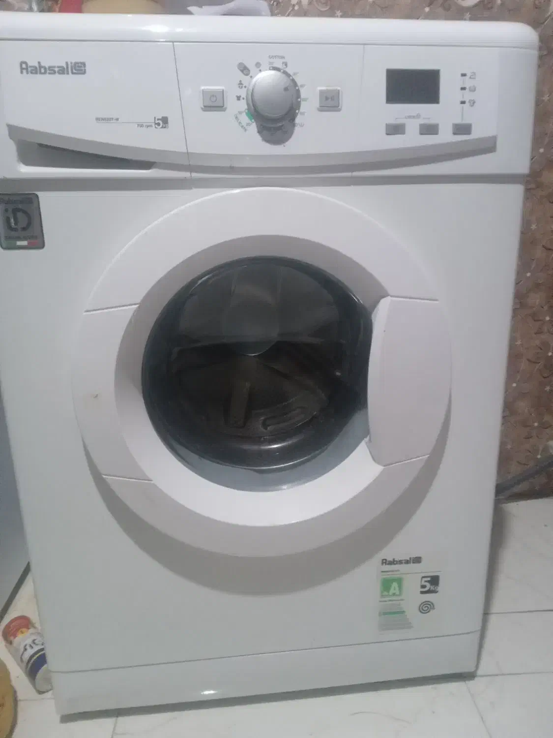 ماشین لباسشویی ۵کیلویی آبسال صفر|ماشین لباسشویی و خشک‌کن لباس|دهدشت, |دیوار