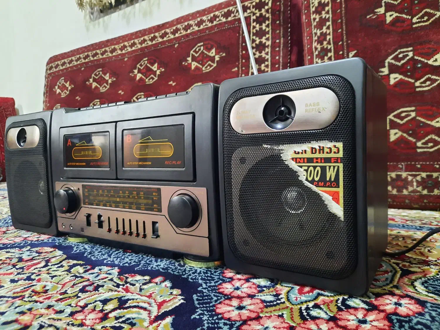 رادیو ظبط استریو سیلور در حدآکبند همراه با کارتون|سیستم صوتی خانگی|تهران, شهید فکوری|دیوار