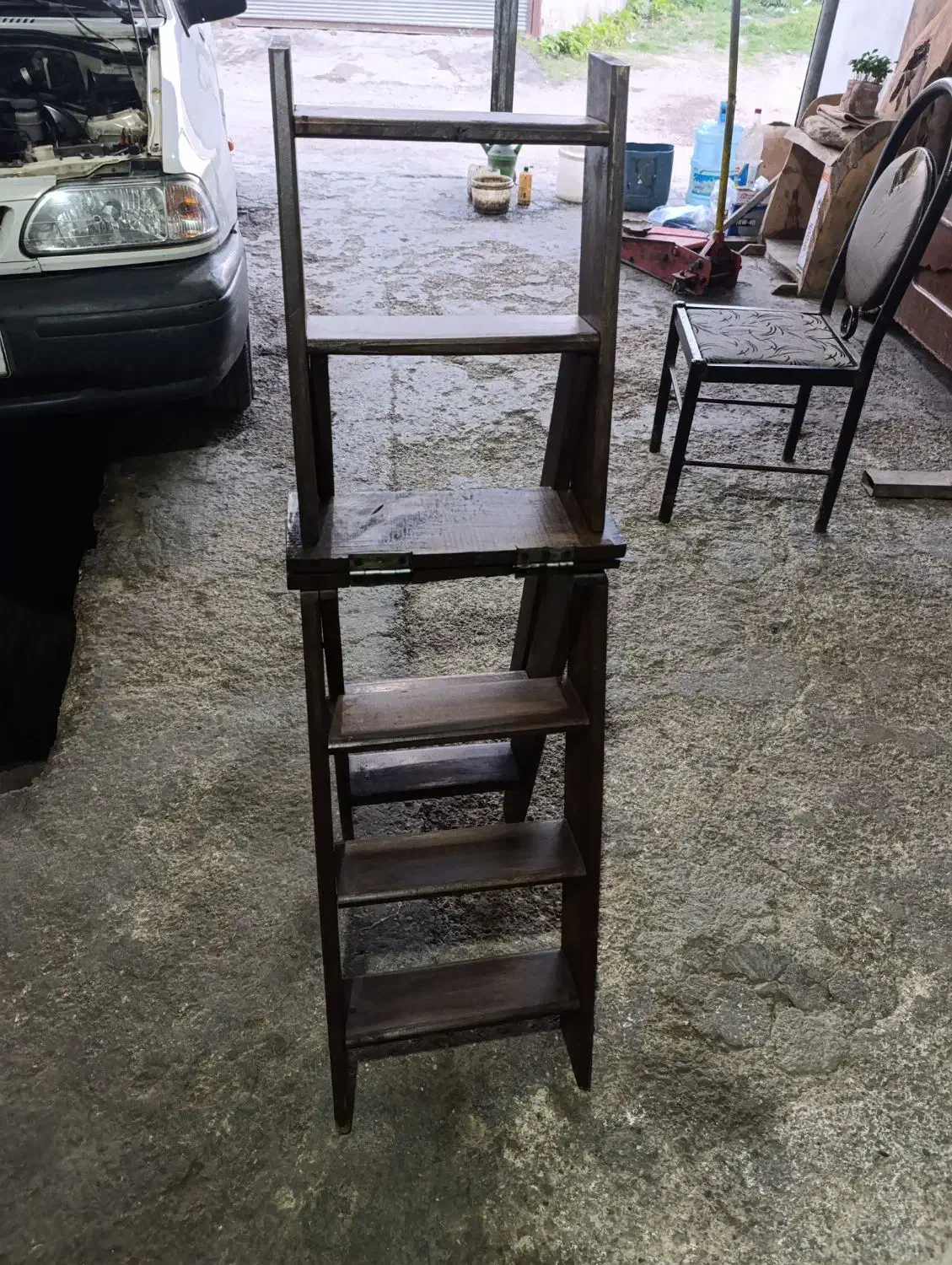 صندلی چند کاره چوب|صندلی و نیمکت|ساری, |دیوار