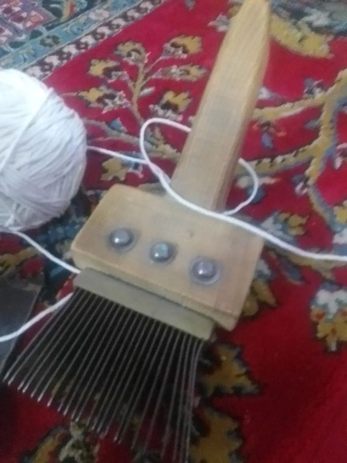 دفینه فولادی شانه قدیمی نوونخ چله خیلی ارزان|لوازم خیاطی و بافتنی|قم, علی آباد|دیوار