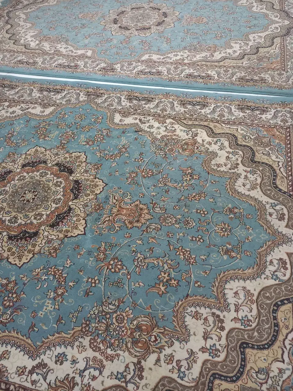 فرش ۶ متری جفت تمام نخ اکرولیک ۷۰۰۰ شانه|فرش|هشتگرد, مدرس|دیوار