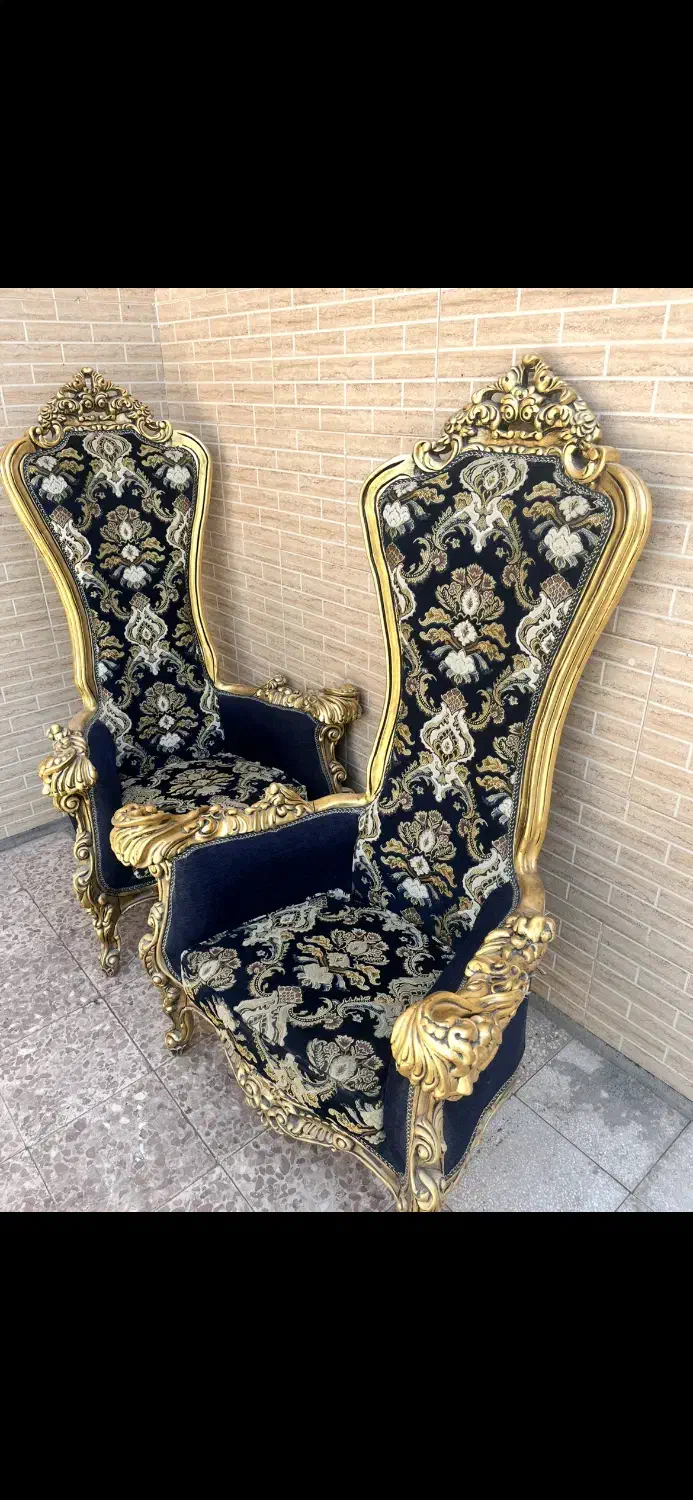 دو عدد صندلی ، مناسب باغ واتلیه ، تالار|میز و صندلی غذاخوری|سبزوار, کلاته سیفر|دیوار