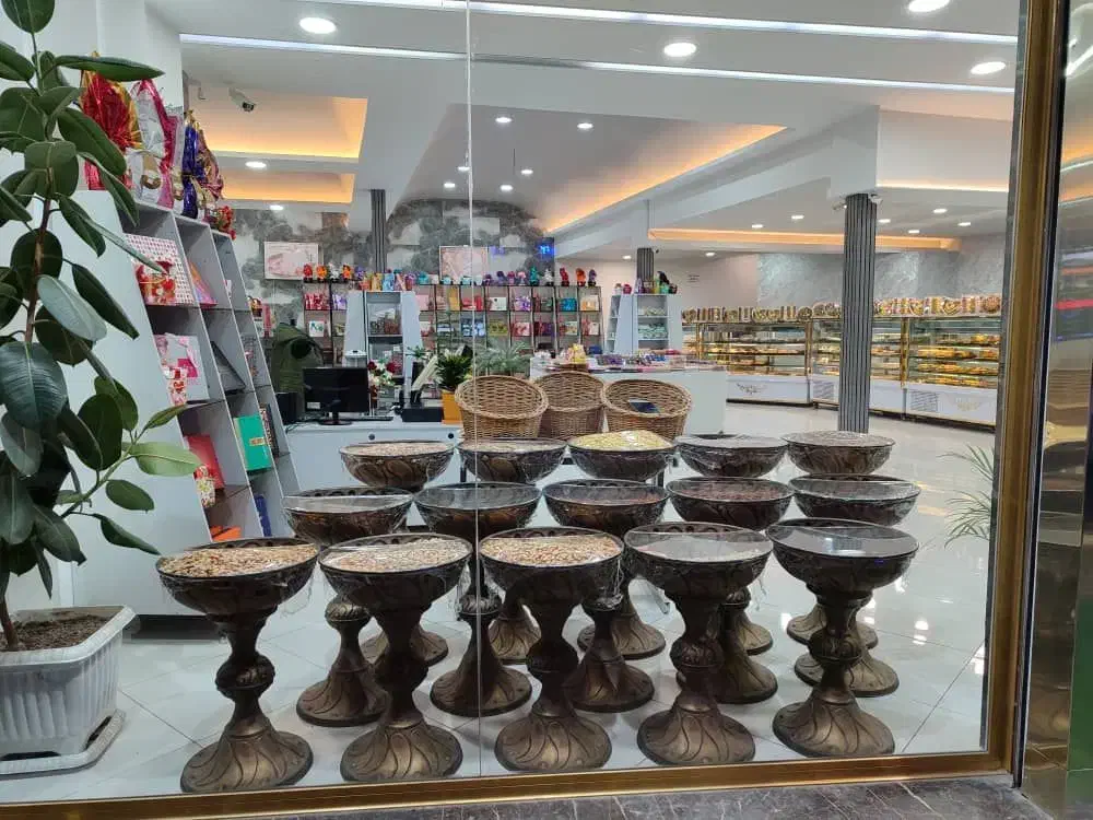 قفسه ام دی اف جای شکلات حبوبات|کتابخانه، شلف، قفسه‌های دیواری|گنبد کاووس, |دیوار