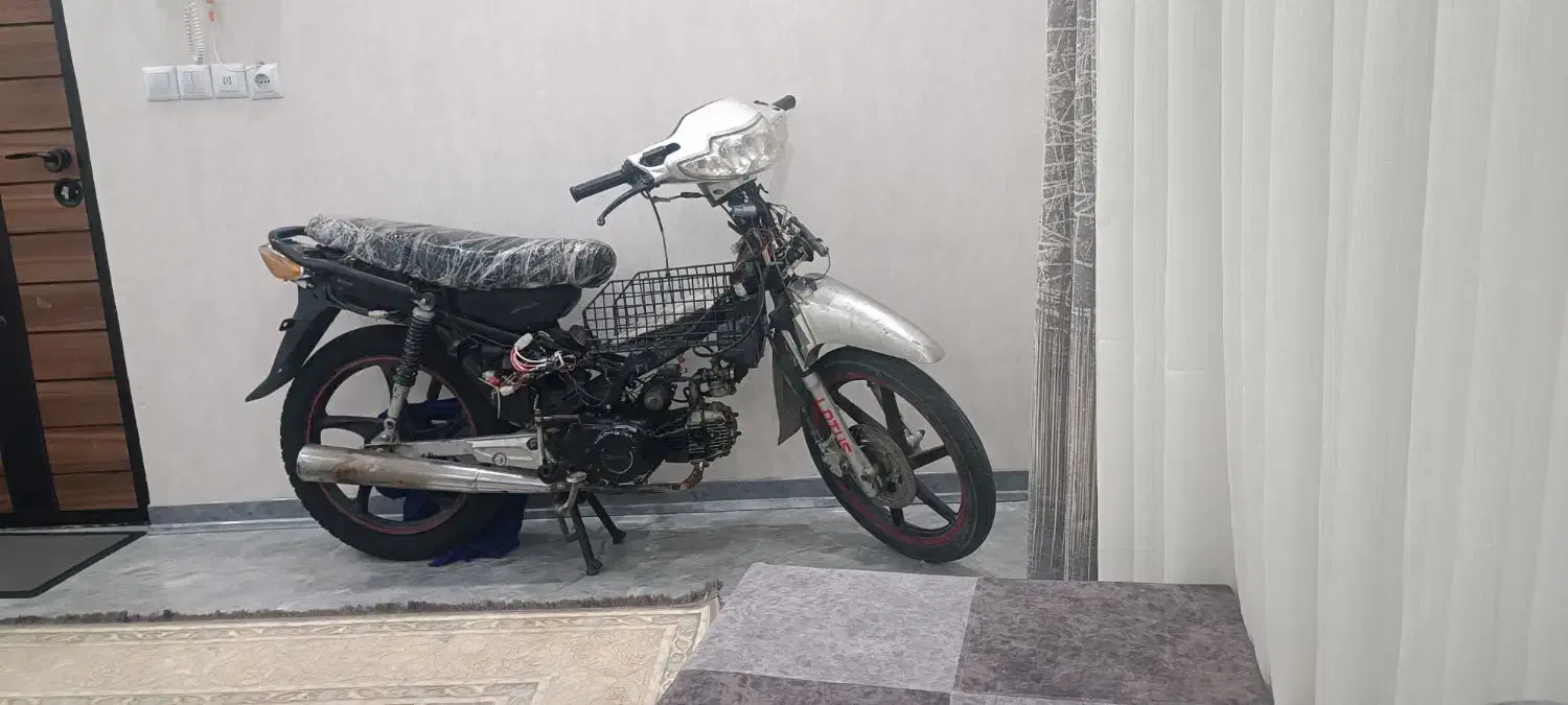 موتور لاکی ۹۱ پلاک ملی|موتورسیکلت|اهواز, کیانشهر|دیوار