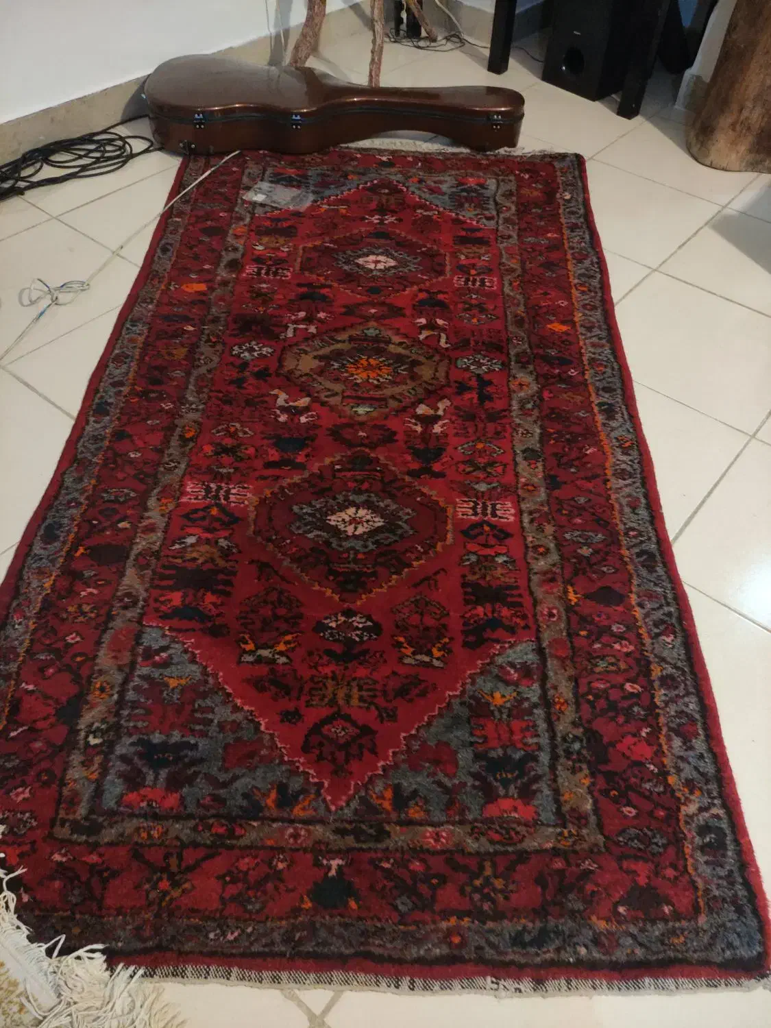 فرش دست باف قشقایی اصل،کلکسیونی و کاملا سالم|فرش|بوشهر, |دیوار