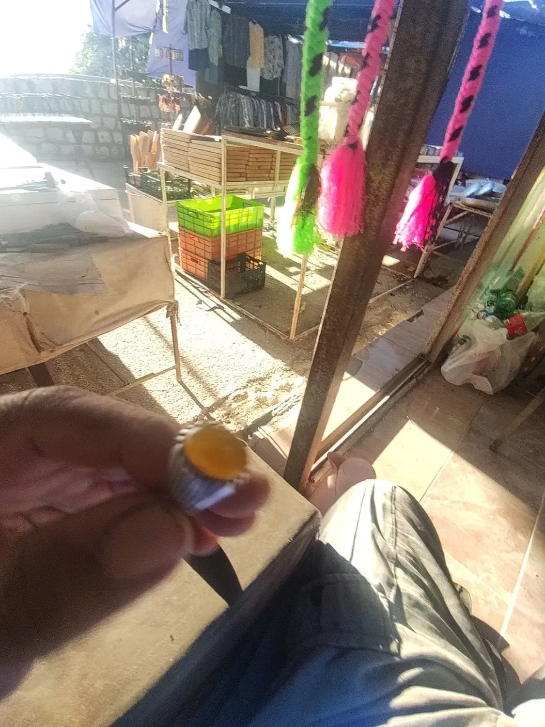 دوانگشترعقیق زرد با رکاب نقره|کلکسیون اشیاء عتیقه|بندر ترکمن, |دیوار