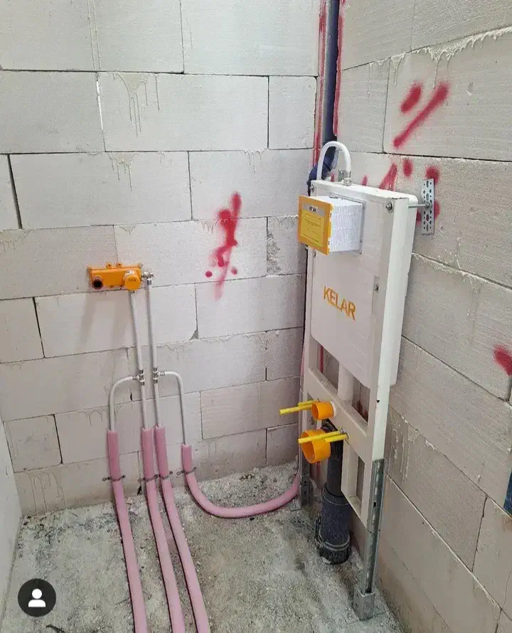 تاسیسات/لوله کشی توکار/لوله کشی نیوپایپ و پوش فیت|خدمات پیشه و مهارت|نوشهر, |دیوار