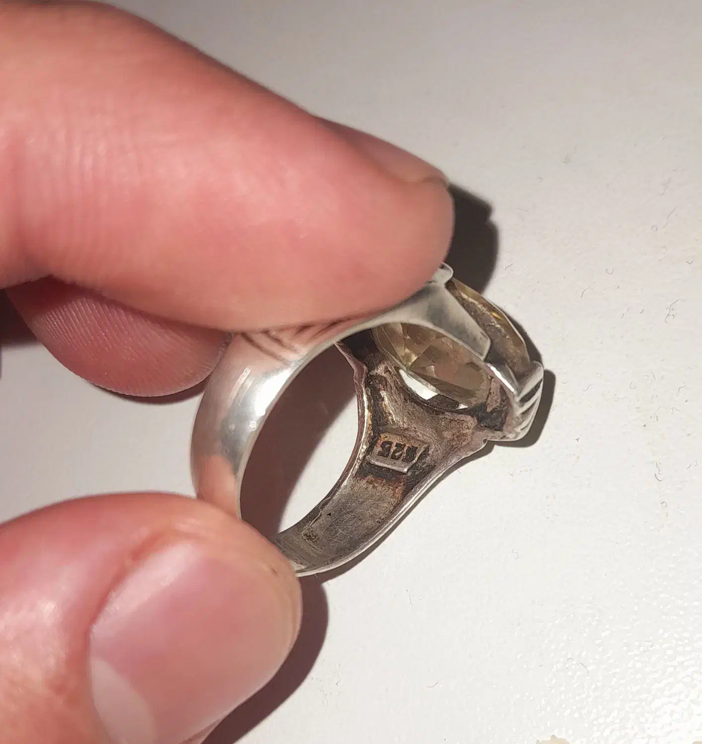 انگشتر نقره|جواهرات|خوی, |دیوار