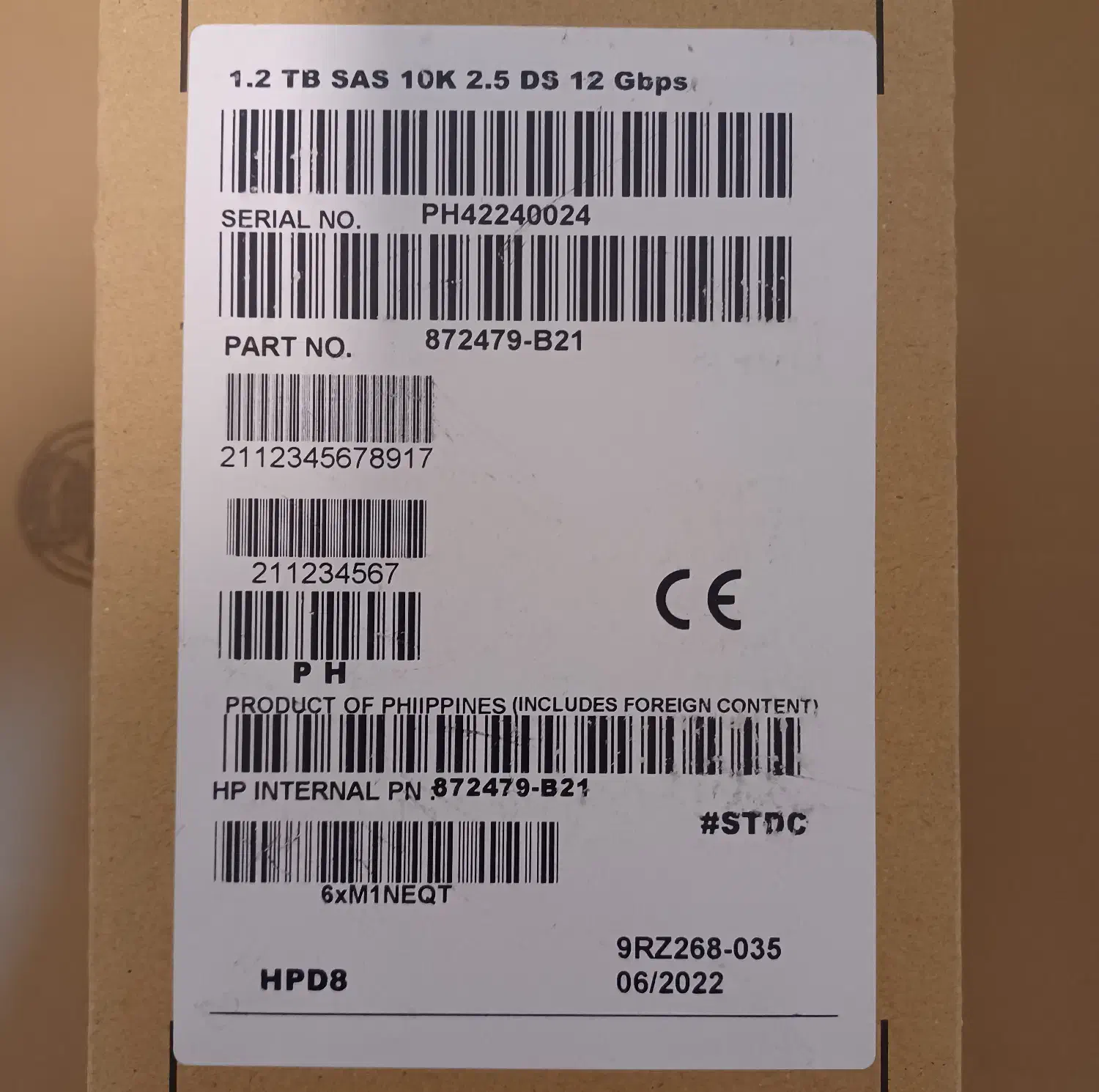 هارد سرور اچ پی HP 1.2TB SAS 12G 10K SFF نو(آکبند)|قطعات و لوازم جانبی رایانه|کرمان, |دیوار