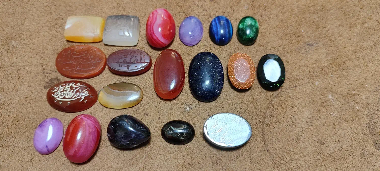 تعداد 19عدد نگین خطی و ساده|جواهرات|تهران, باشگاه نفت|دیوار