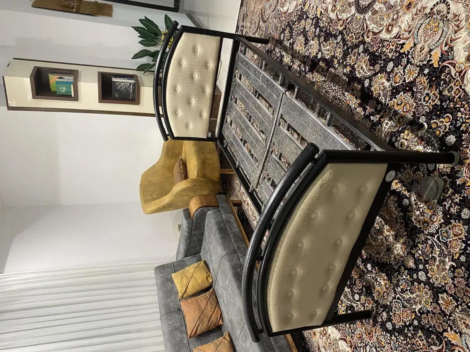 فروش ۲ عدد تخت‌خواب تک نفره|تخت و سرویس خواب|ساری, |دیوار