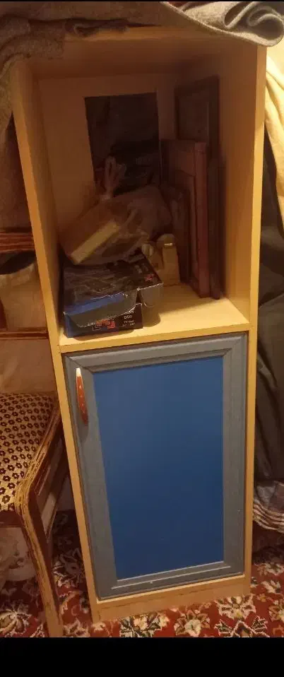 کمد کتابخانه یک در|کتابخانه، شلف، قفسه‌های دیواری|رفسنجان, |دیوار