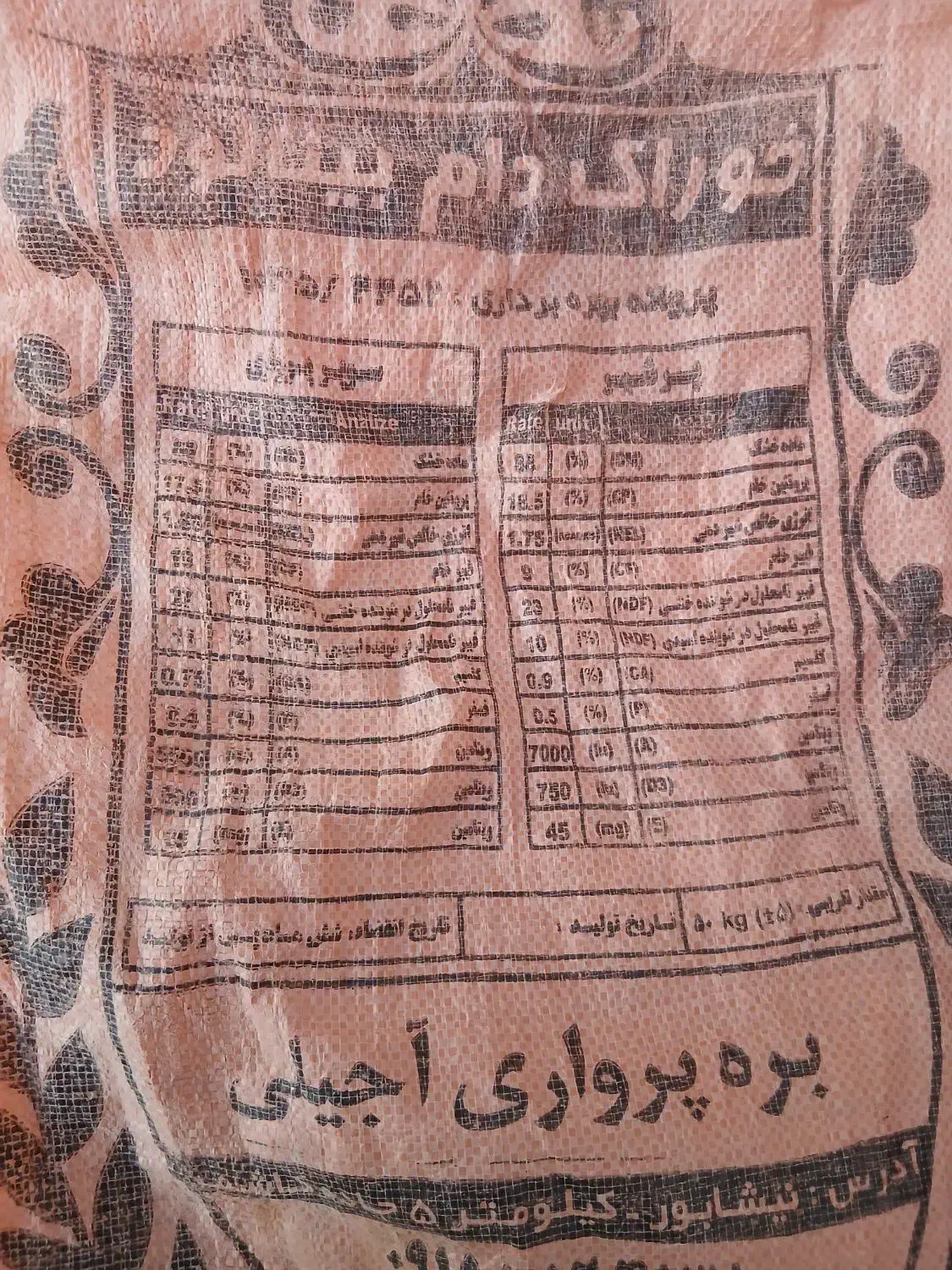 کنسانتره بره پرواری|حیوانات مزرعه|نیمروز, |دیوار