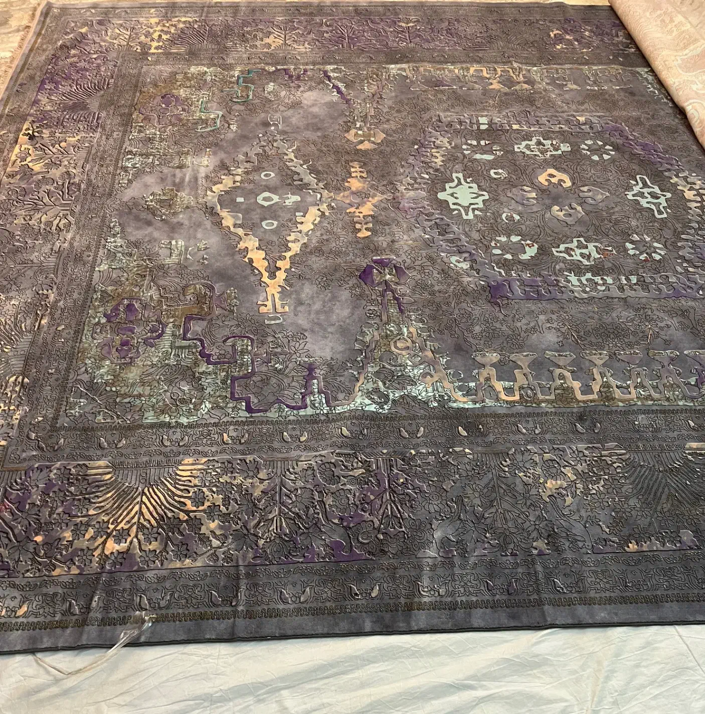 فرش آک نو 1200شانه((12و9 متری))|فرش|کاشان, امیرکبیر|دیوار