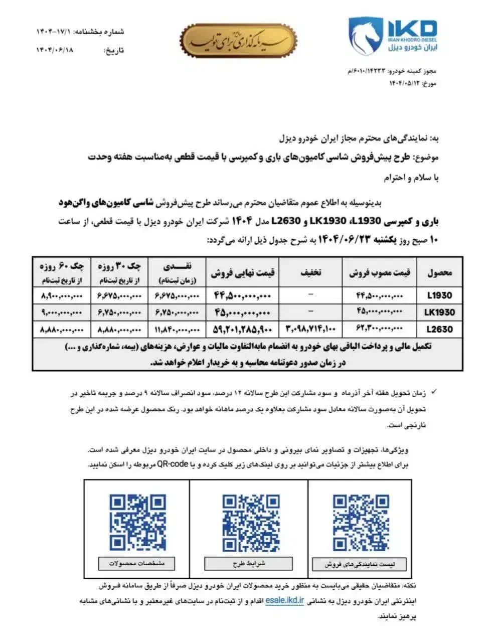 ثبتنام قطعی کامیون واگن هود باری و کمپرسی1930و2630|خدمات موتور و ماشین|تهران, فلسطین (میدان انقلاب)|دیوار