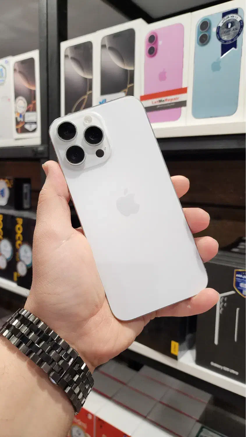 16 pro max 256 white zaa|موبایل|شیراز, ملاصدرا|دیوار