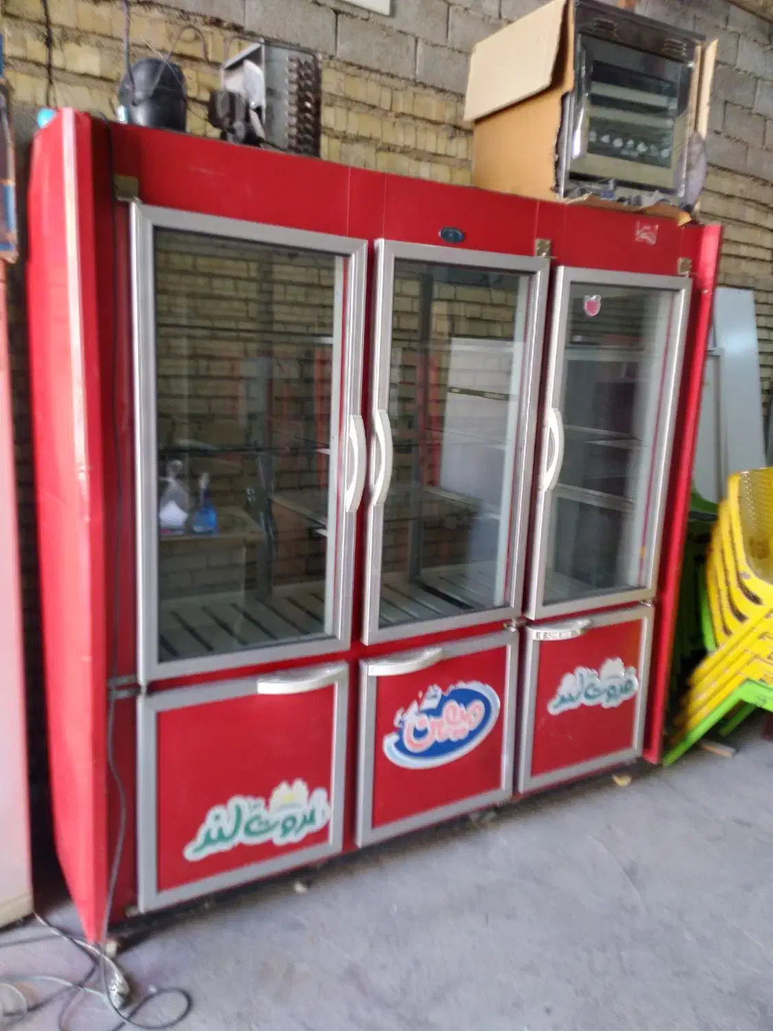 یخچال ویترینی ۶ درب دو طرف نما|فروشگاه و مغازه|بهبهان, |دیوار