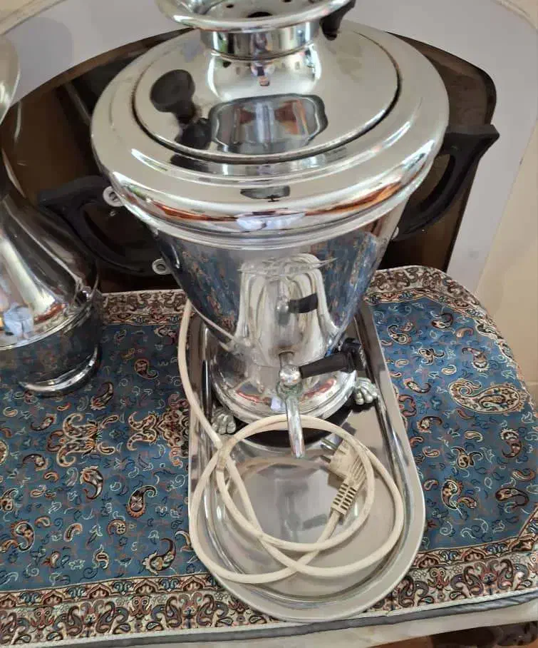 سماور پلان با سینی و پارچ|سماور، چای‌ساز، قهوه‌ساز|تهران, عباس‌آباد|دیوار