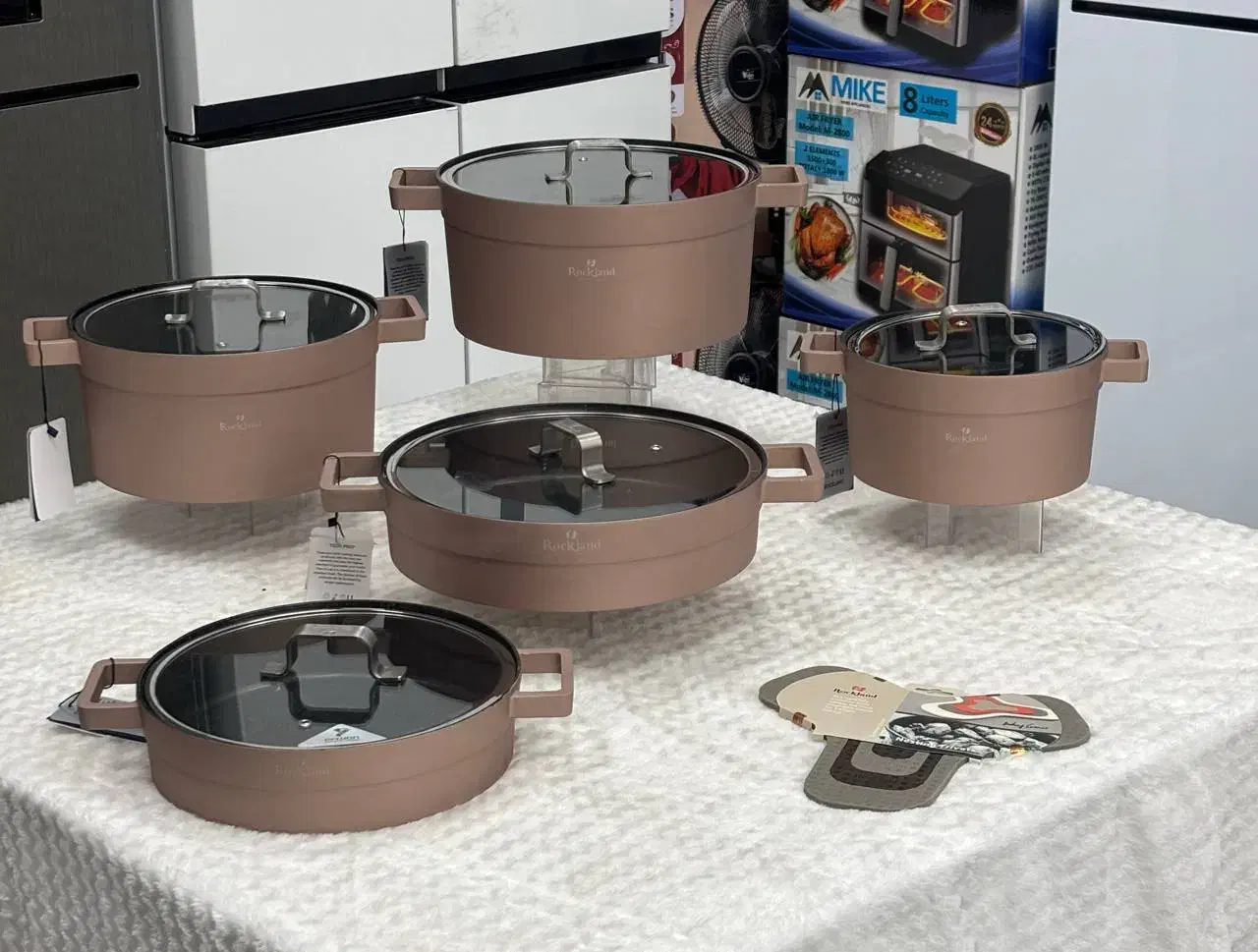 سرویس قابلمه راکلند 14 پارچه|ظروف پختوپز|خرمآباد, |دیوار