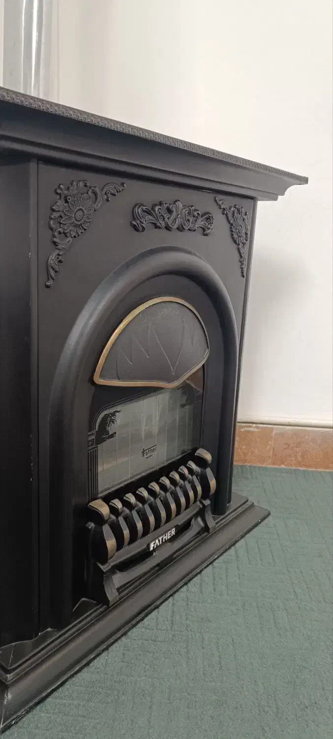 بخاری شومینه ای|بخاری، هیتر، شومینه|هشتگرد, شهرک بعثت|دیوار