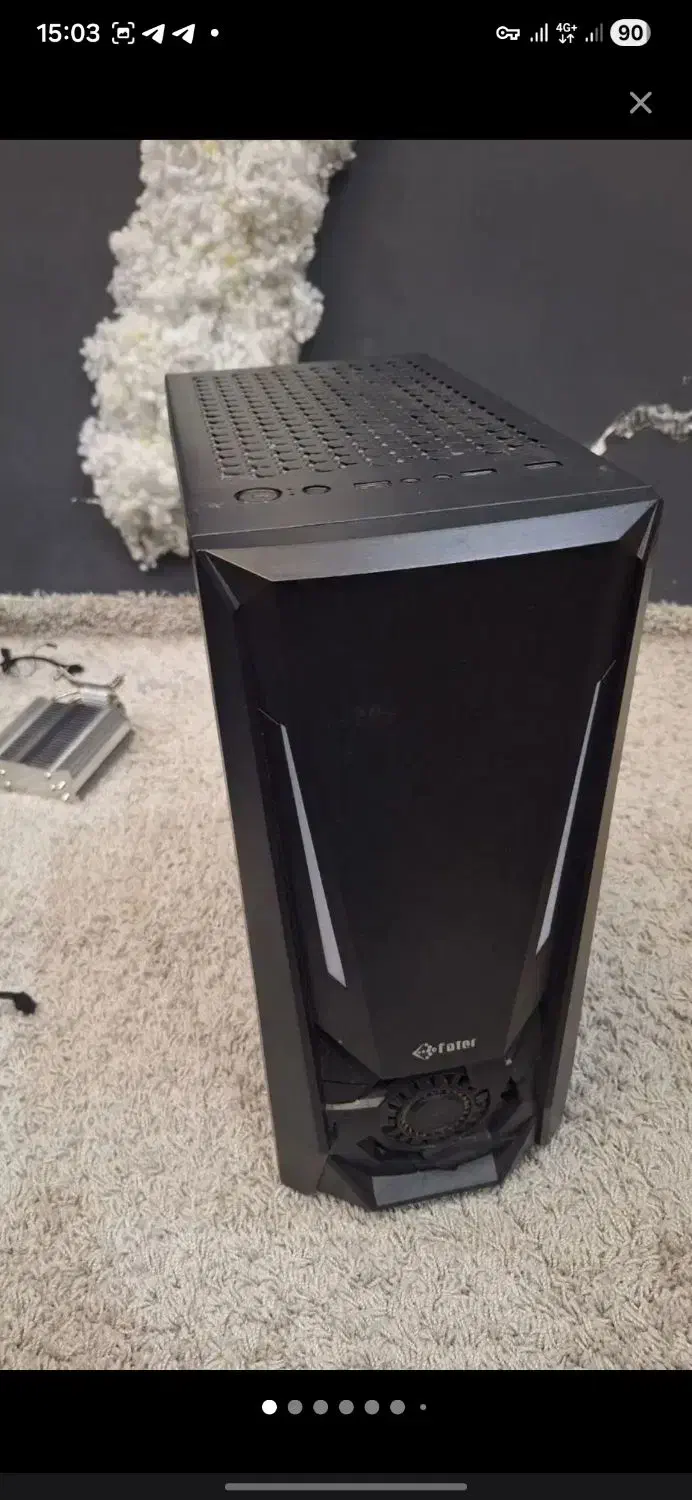 کیس گیمینگ و فن خنند کننده پردازنده|قطعات و لوازم جانبی رایانه|رشت, سعدی (تختی)|دیوار