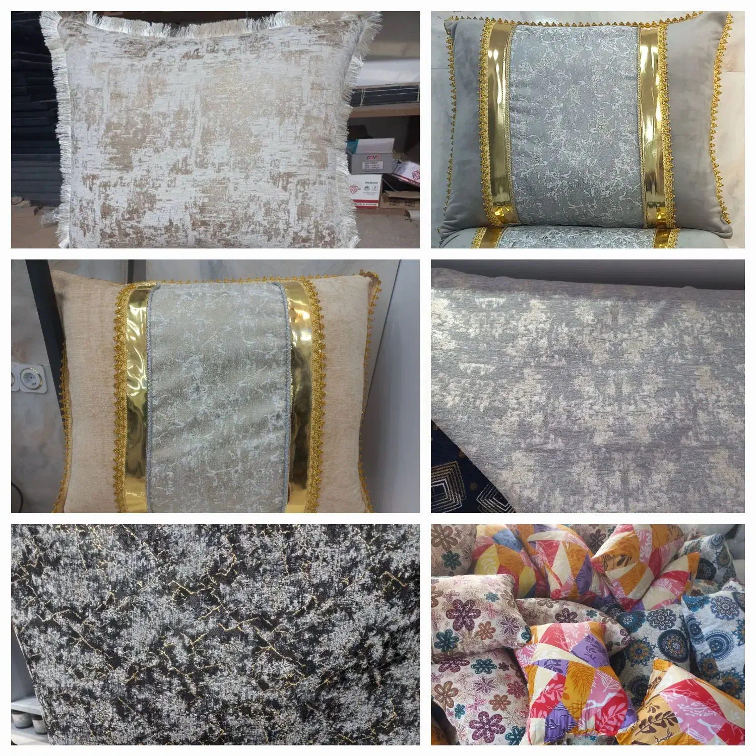 تولید عمده بالشت و پشتی و روکش پشتی مجلسی|رختخواب، بالش، پتو|بوشهر, |دیوار