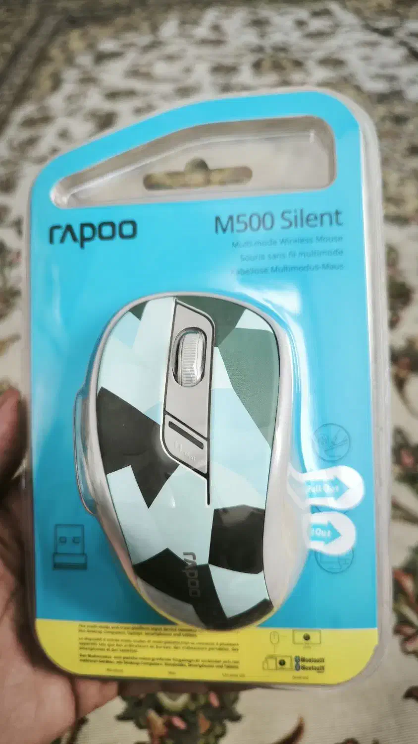 موس بی سیم رپو rapoo مدل m500 silent|قطعات و لوازم جانبی رایانه|فردیس, شهرک ۱۱۰|دیوار