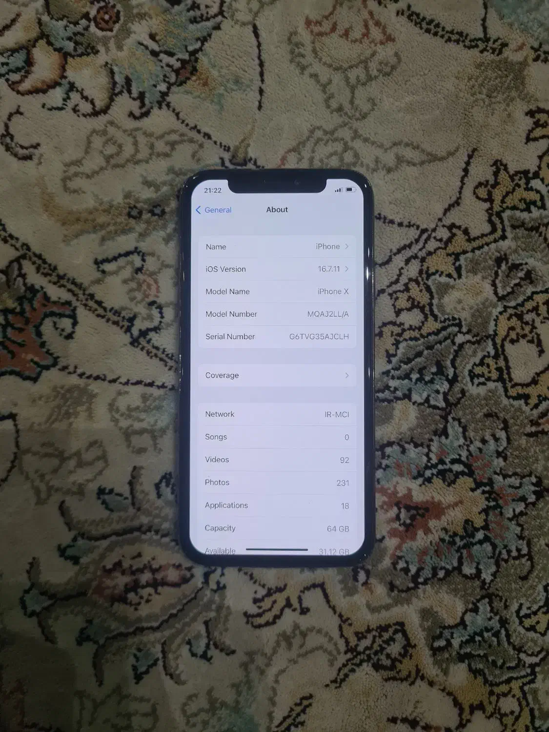 ایفون x|موبایل|گلستان (تهران), |دیوار