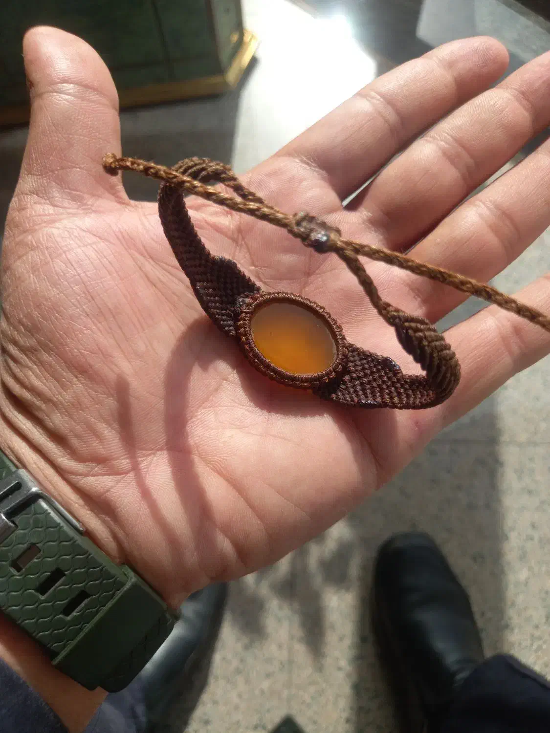 دستبند تمام کاردستی کنفی خیلی خوب|جواهرات|باغستان, |دیوار