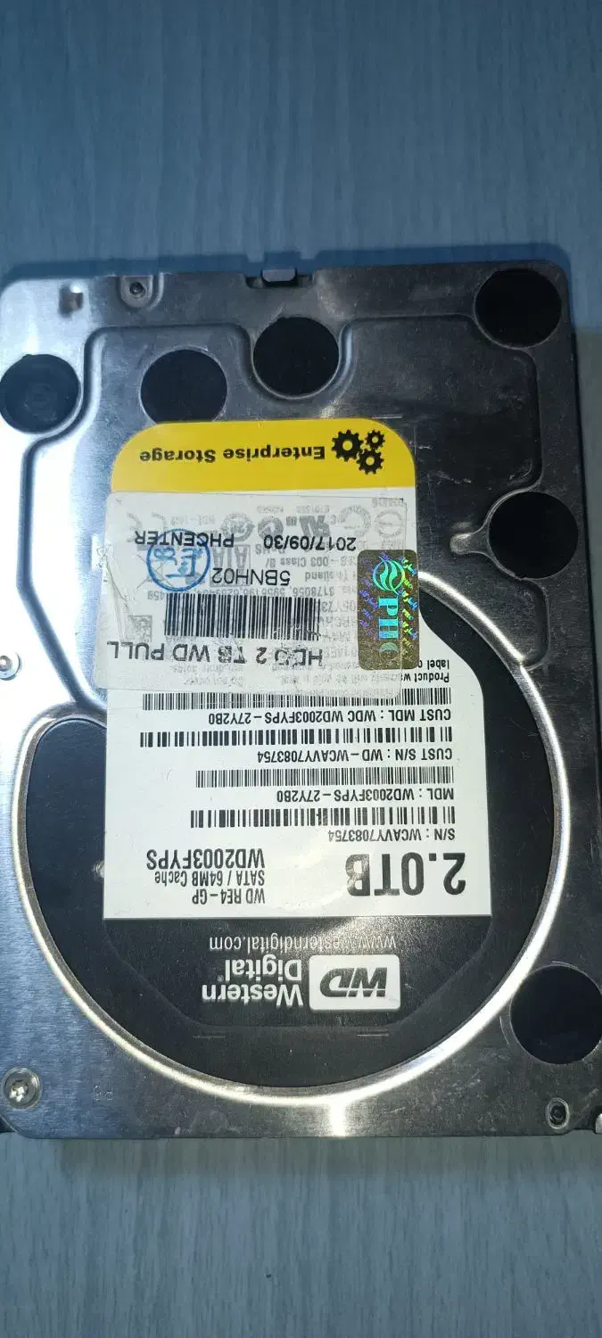 هارد 2ترابایت وسترن بلک|قطعات و لوازم جانبی رایانه|قیروکارزین, |دیوار