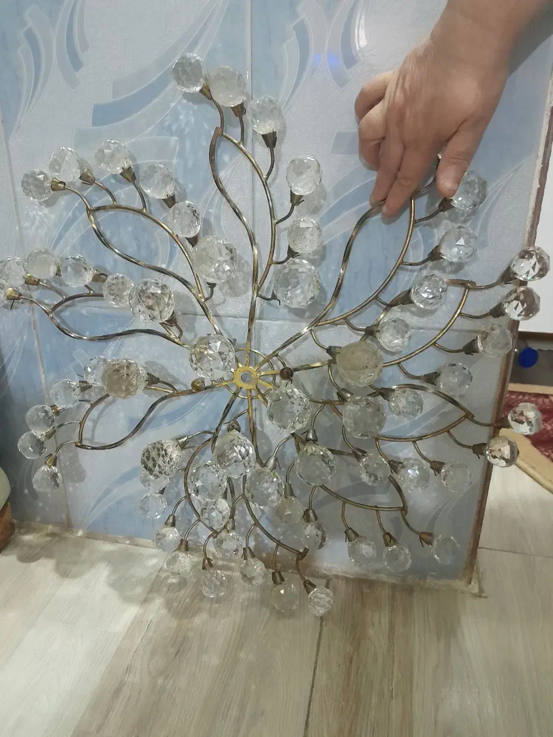 لوستر مرواریدی|لوستر و چراغ آویز|فردیس, فردیس|دیوار