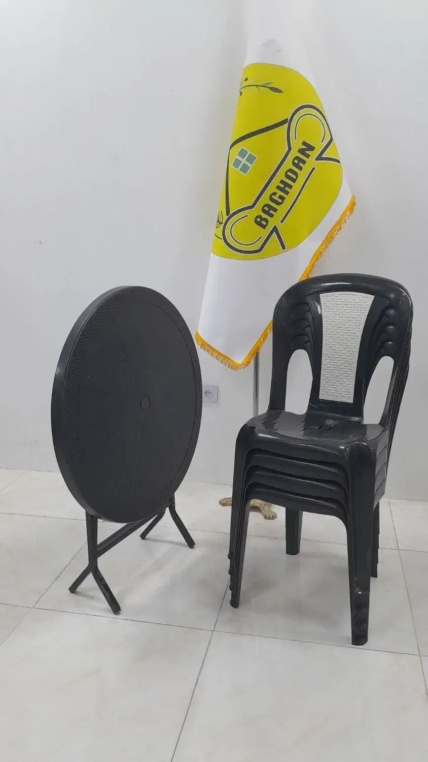 صندلی پلاستیکی مدل sina20 میز تاشو قطر 78|صندلی و نیمکت|محمدشهر, ولدآباد|دیوار