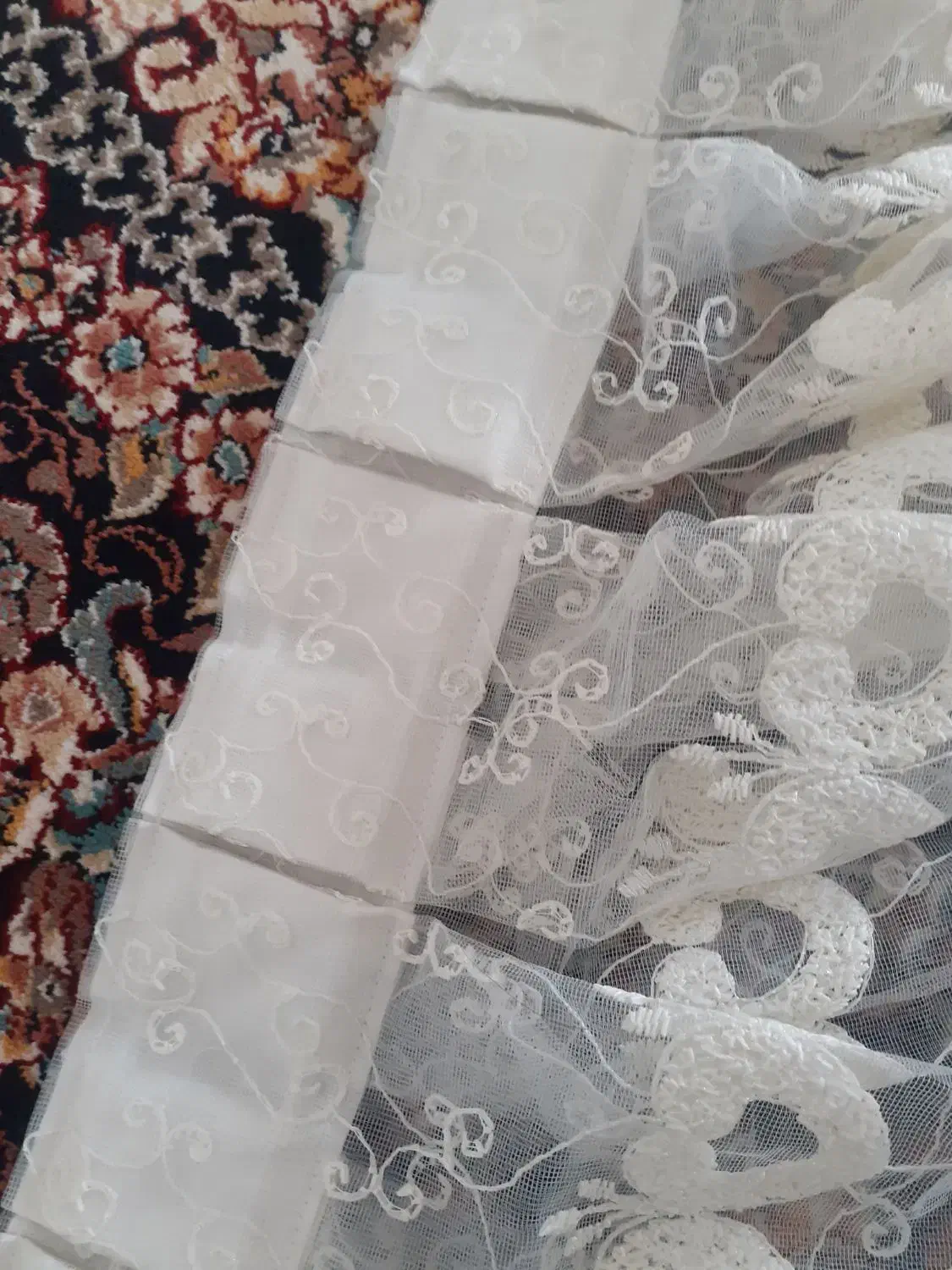 دوتا پرده سالم و تمیز|پرده، رانر، رومیزی|دورود, |دیوار