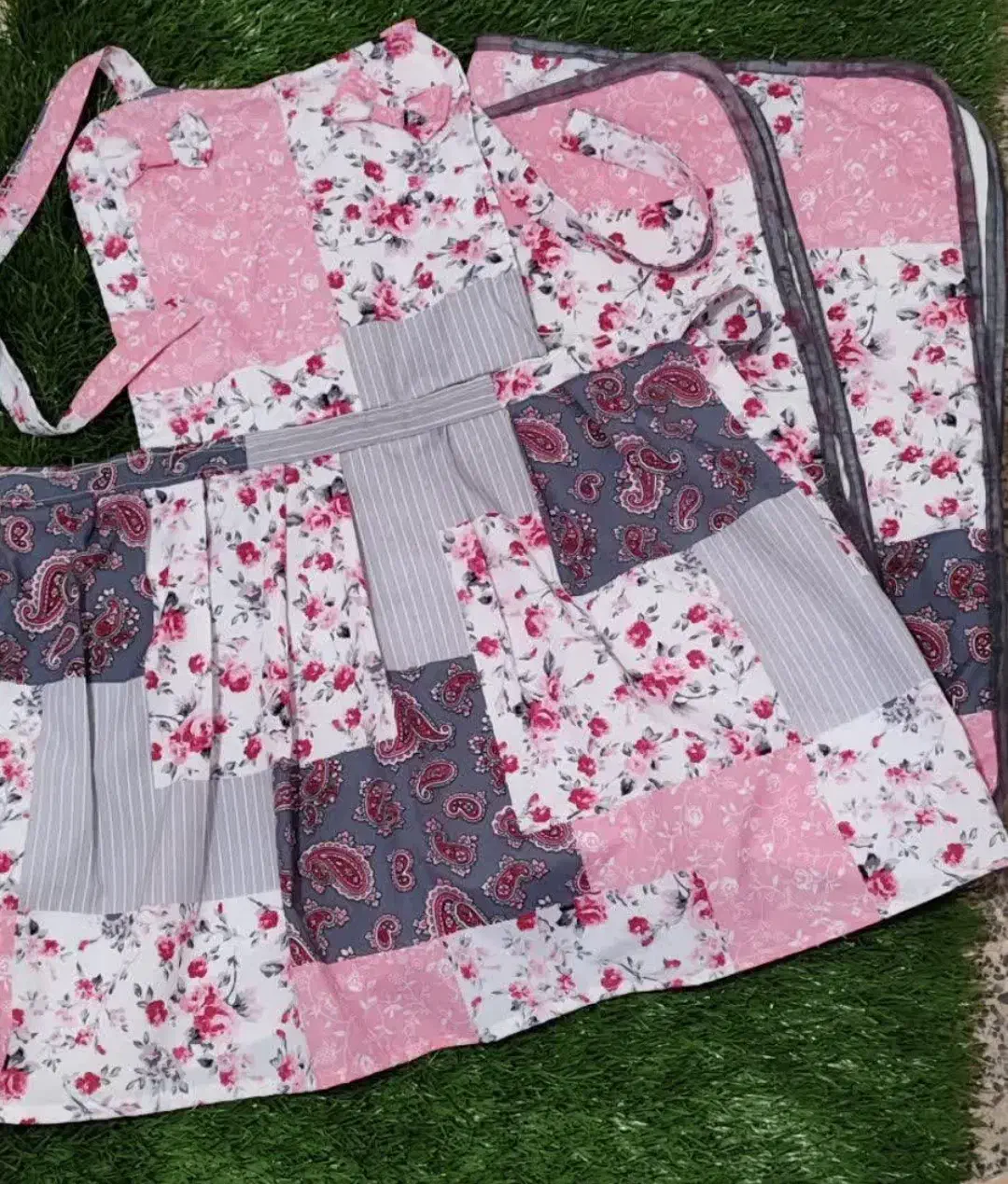 دوخت سرویس اشپزخانه با پارچه با کیفیت وتضمینی|سفره، حوله، دستمال آشپزخانه|خرم‌آباد, |دیوار