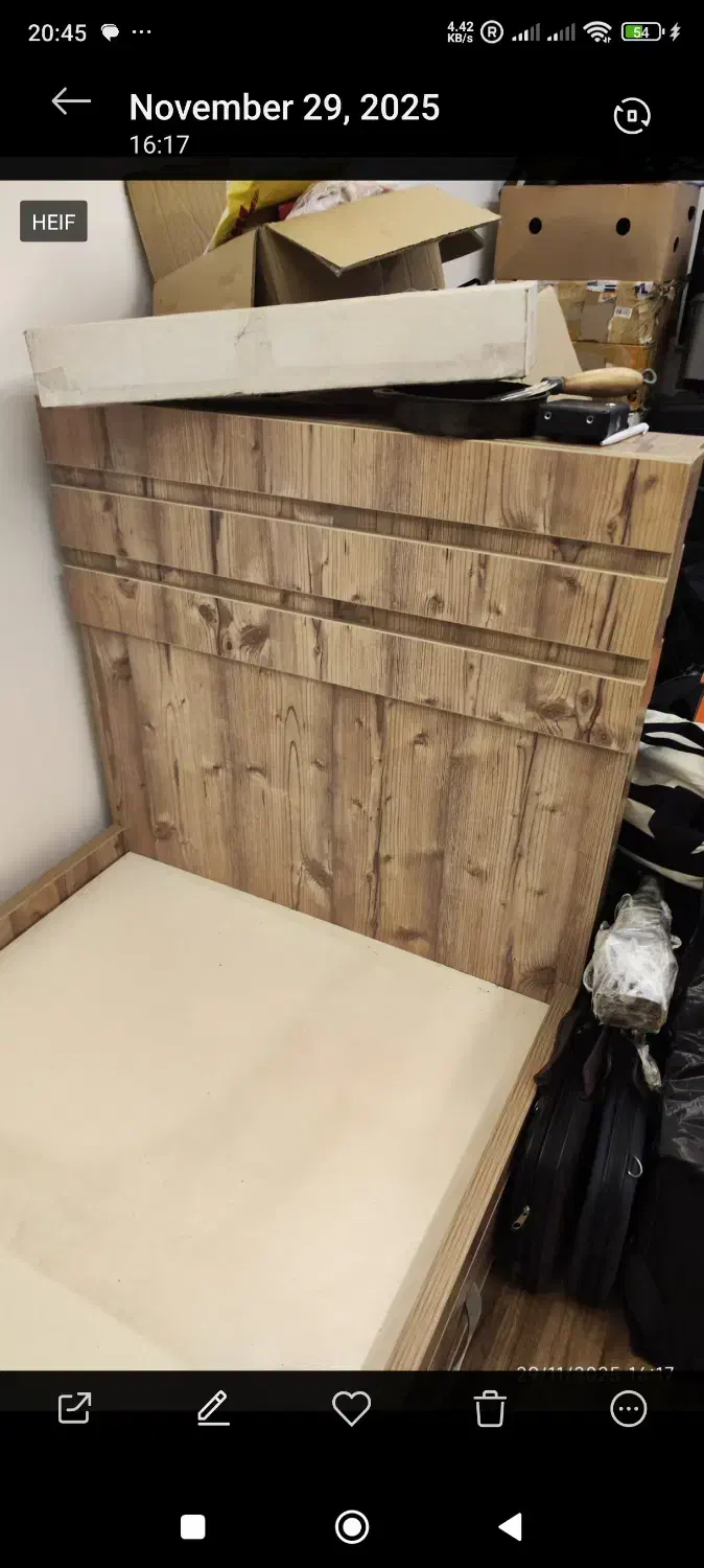 تخت خواب یک نفره نوجوان|تخت و سرویس خواب|گنبد کاووس, |دیوار