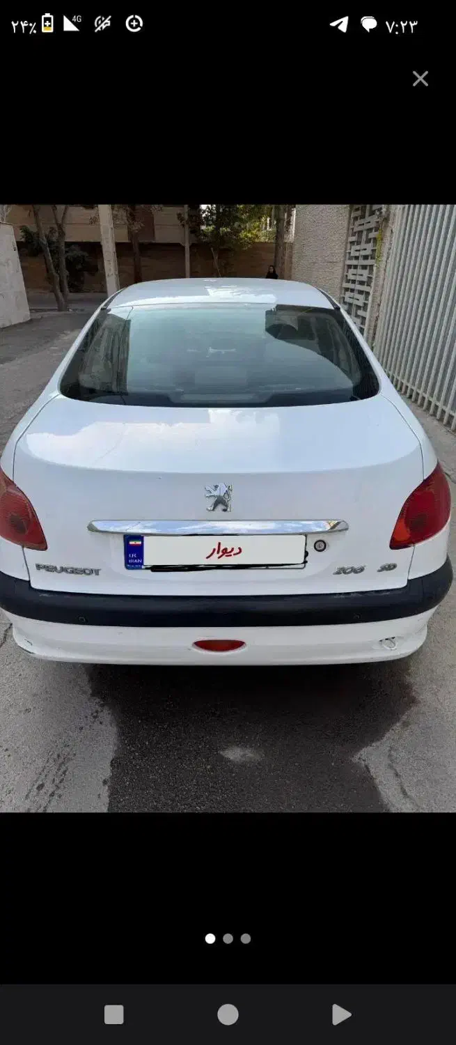 206Sd مدل 1394 V8 دور رنگ|خودرو سواری و وانت|بجنورد, |دیوار