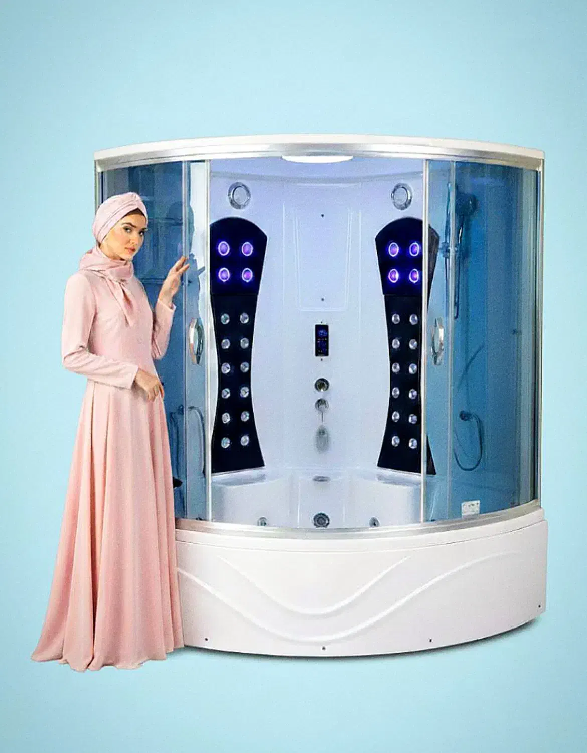 کابین دوش برای لحظههای ۲نفره شیرازی با جکوزی سونا|لوازم حمام|شیراز, ملاصدرا|دیوار