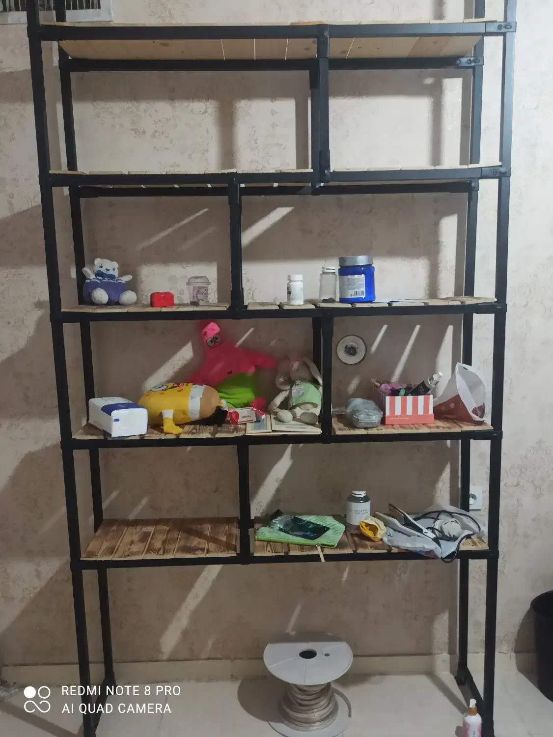 قفسه چوبی|کتابخانه، شلف، قفسههای دیواری|خرمآباد, |دیوار