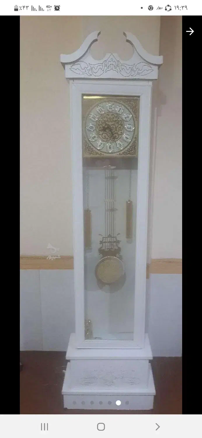 ساعت ایستاده و میزتلوزیون|میز تلویزیون|همدان, |دیوار